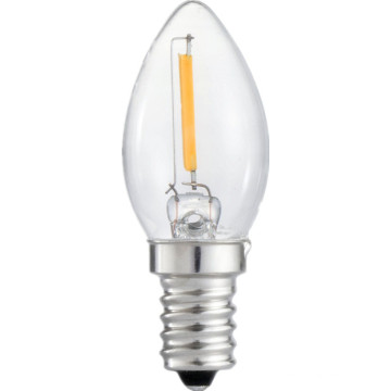 C7 0.5W E27 ampoule à bougies à LED avec certificat UL